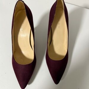 Nine West Women's Dark Red Heels